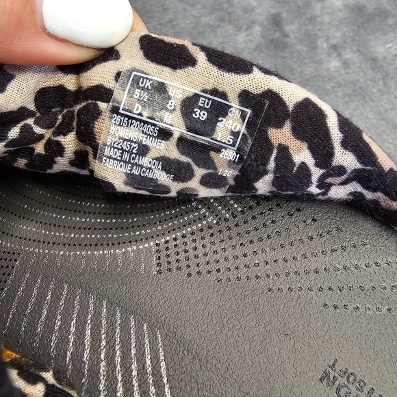 Clarks Leopard Print Sandals - Picture 8 of 8